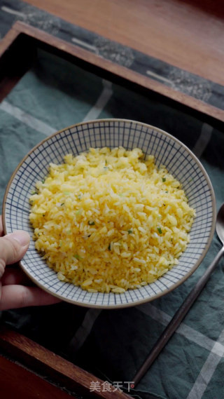 黄金蛋炒饭的做法