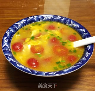 圣女果鸡蛋汤的做法