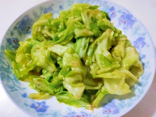 清炒圆白菜的做法
