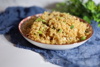 叉烧大蒜苗炒饭