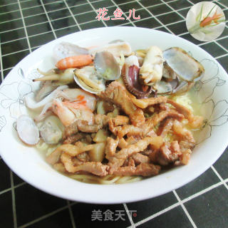 海鲜面的做法