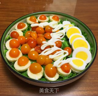 香蕉圣女果鸡蛋沙拉