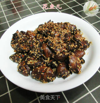 孜然鸡心的做法