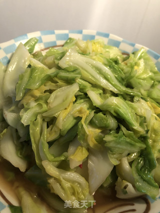酸辣包心菜的做法