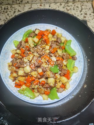 孜然牛肉的做法