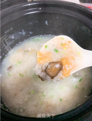 小米花胶海参粥的做法