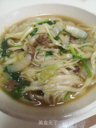 肉丝面的做法