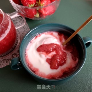 果酱拌酸奶的做法