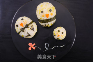 卡通饭团的做法