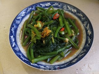 清炒南瓜苗的做法