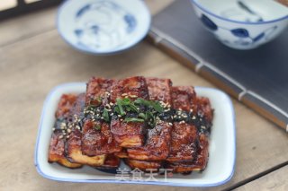 照烧海苔煎豆腐的做法
