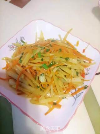 胡萝卜土豆丝的做法