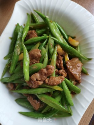 四季豆炒肉的做法