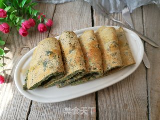 油醋汁野菜蛋饼的做法