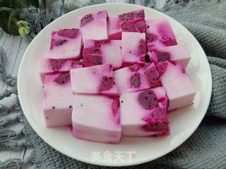 火龙果布丁的做法
