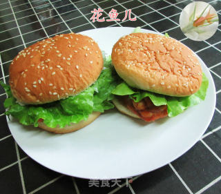 新奥尔良琵琶腿肉汉堡的做法