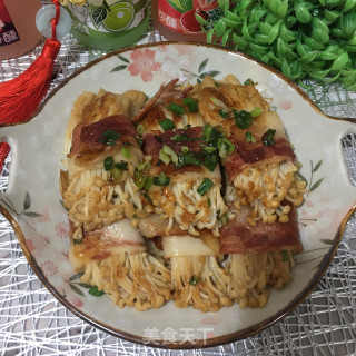 培根香煎金针菇的做法