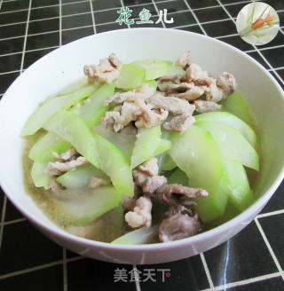 肉片煮夜开花的做法