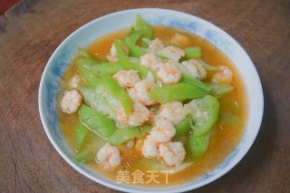 丝瓜炒虾仁的做法
