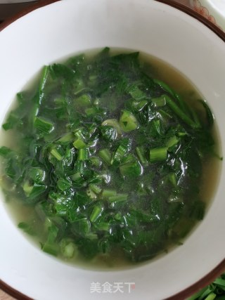苦麦菜汤的做法