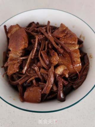 茶树菇炖肉的做法