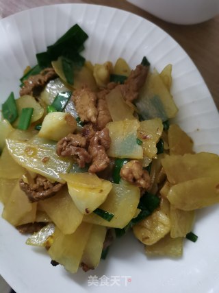 猪肉炒土豆片的做法
