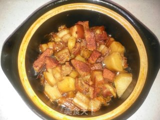 红烧肉炖萝卜的做法
