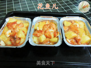 新奥尔良鸡胸肉烤土豆的做法