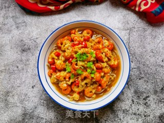蒜蓉龙虾盖浇面的做法