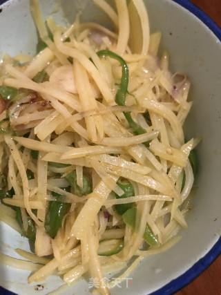 青椒土豆丝的做法