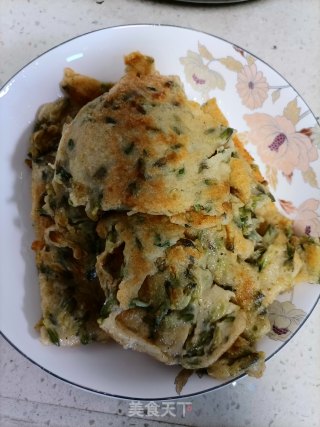 槐花鸡蛋饼的做法