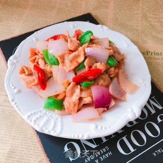 洋葱炒瘦肉片的做法