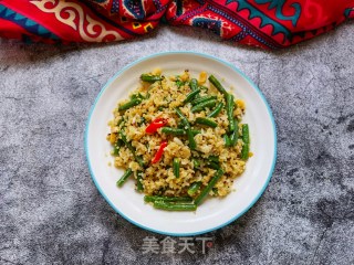 豇豆藜麦炒饭