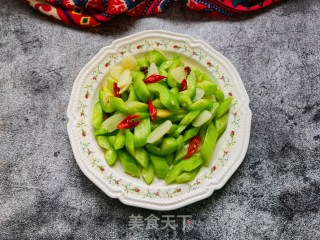 橄榄油炒黄瓜的做法