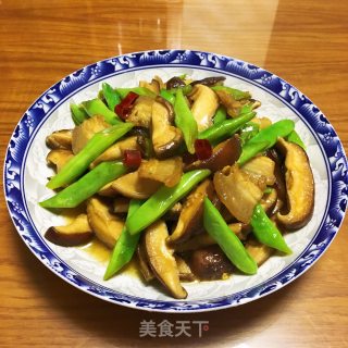 香菇炒四季豆的做法