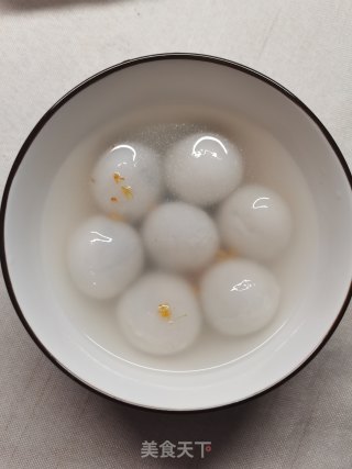 桂花汤圆的做法