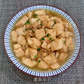 肉末豆腐的做法