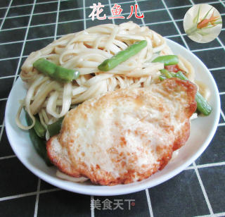 四季豆鸡蛋焖面的做法
