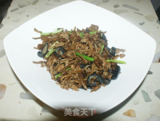 茶树菇肉末炒海参的做法