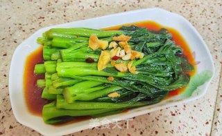 蒜蓉炒菜心的做法