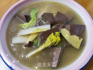 白菜鸡红汤的做法