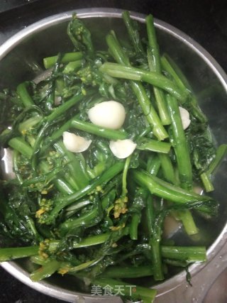 蒜蓉炒菜心❤️的做法