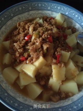 肉末米豆腐的做法