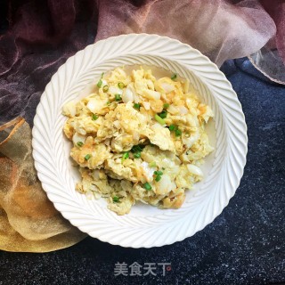 甜百合炒鸡蛋的做法