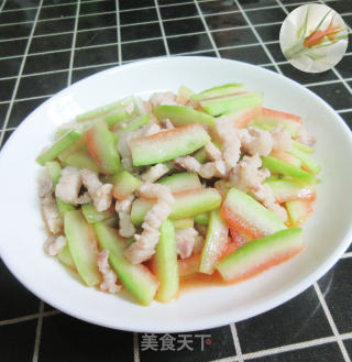五花肉炒西瓜皮的做法