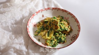 鸡蛋煎韭菜的做法