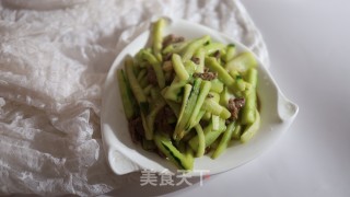 黄瓜炒牛肉的做法