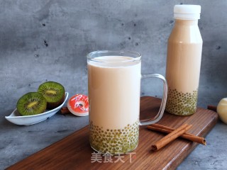 绿珍珠奶茶的做法
