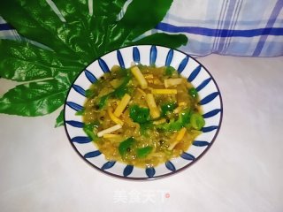 酸香茄丝的做法