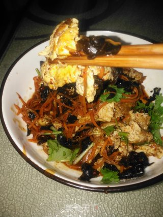 秘酱炒鸡蛋（超级下饭）的做法